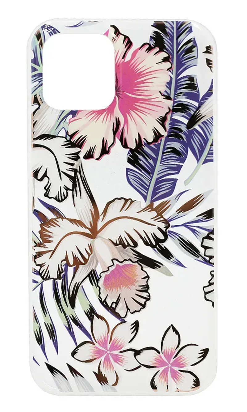 Чохол-накладка Print Flowers Glitter для iPhone 12 Pro Max Feather