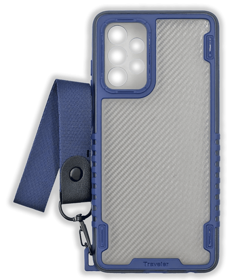 Чохол-накладка Travel Carbon для Samsung A52 SM-A525F/A526 Blue