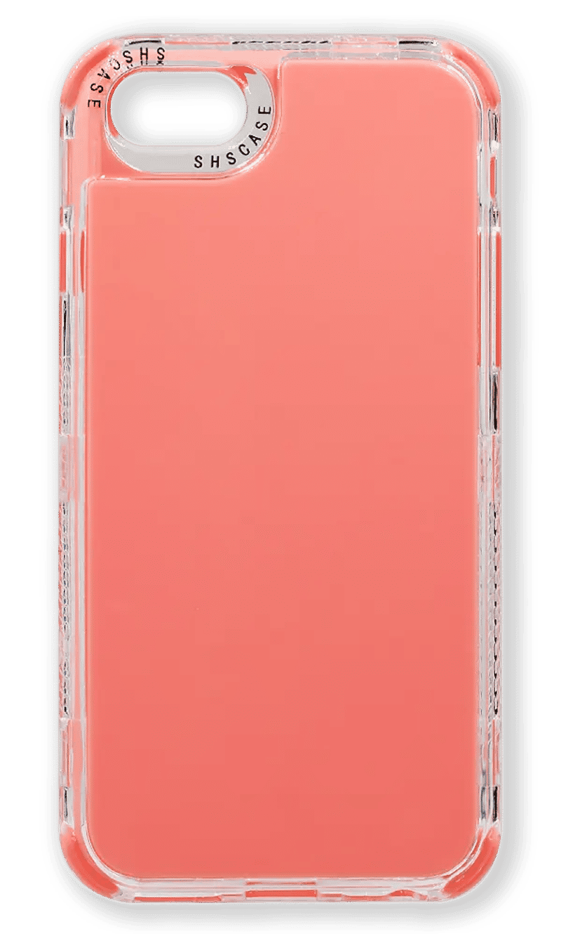 Чохол силіконовий Shockproof Neon для iPhone SE2 / 8 / 7 Pink