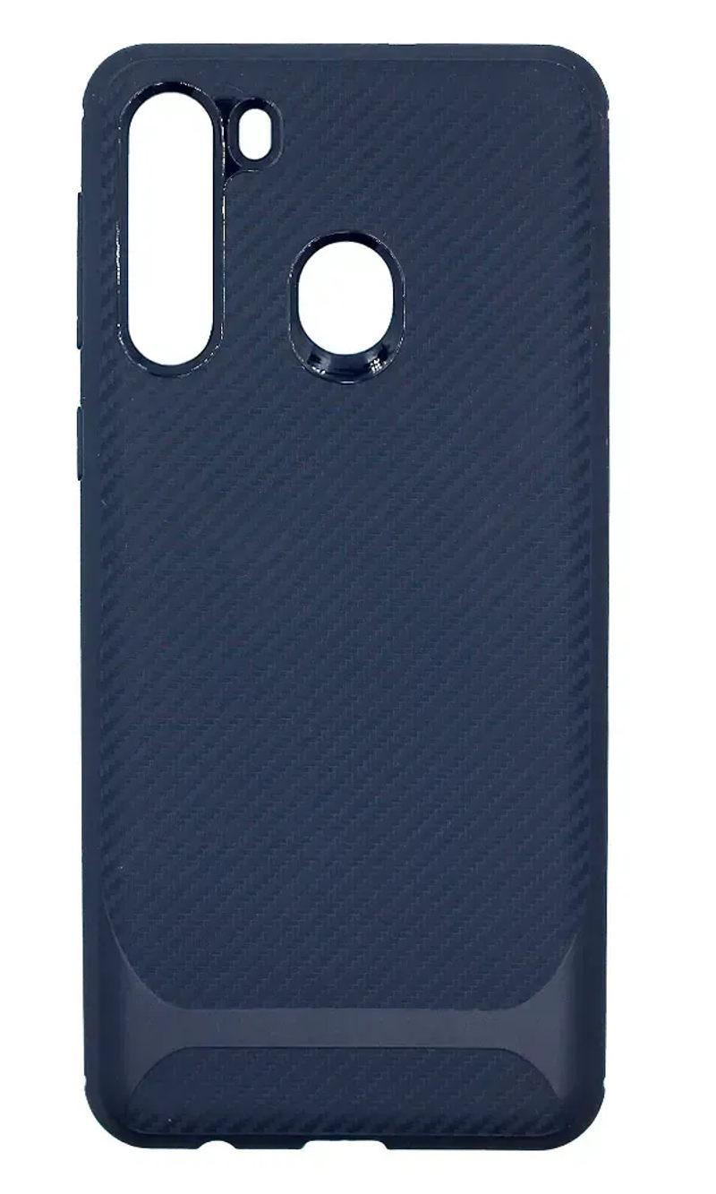 Чохол силіконовий Carbon 2 для Samsung A51 SM-A515F Dark Blue