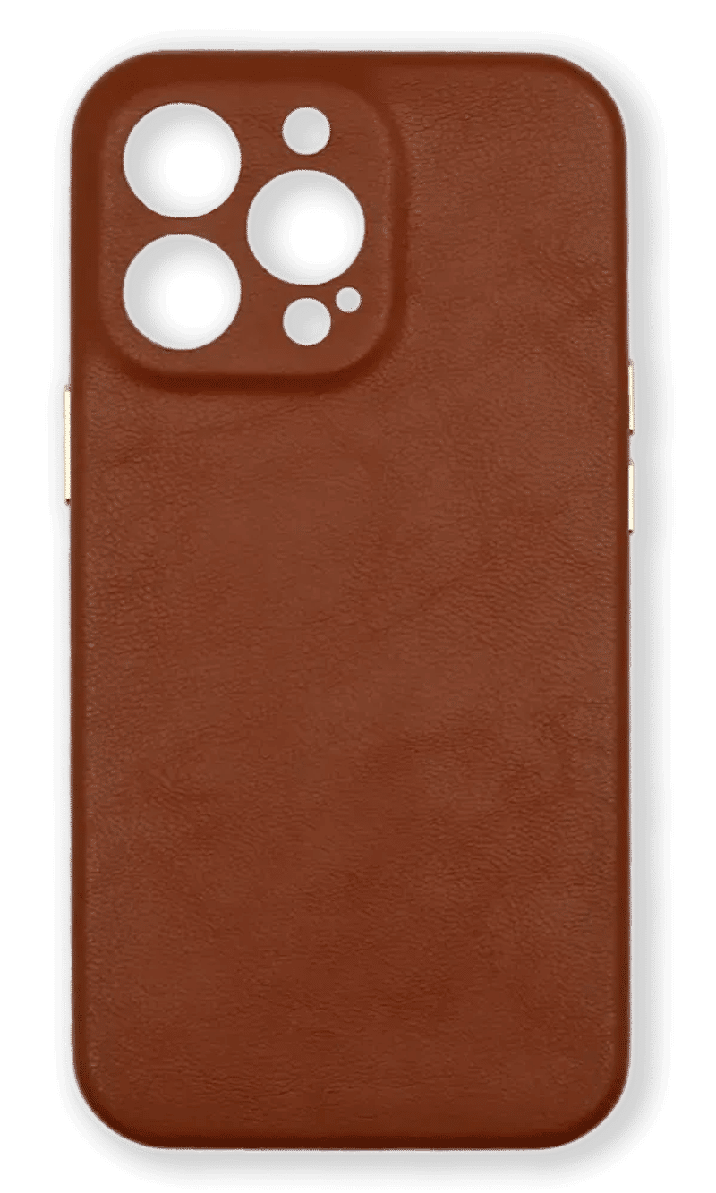 Чохол-накладка Leather Full Buttons для iPhone 13 Pro Brown