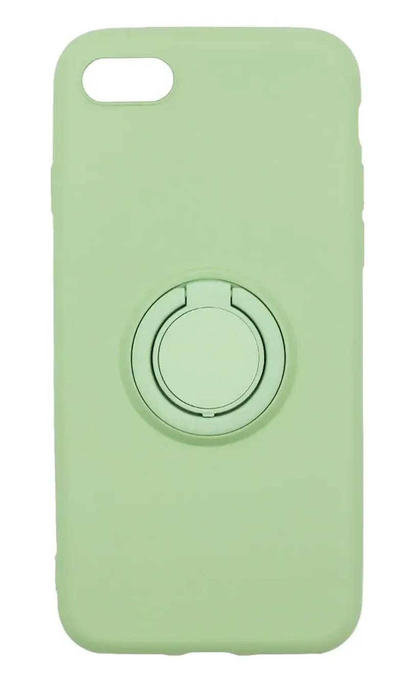 Чохол силіконовий Soft Case + Ring для iPhone SE2 / 8 / 7 Green