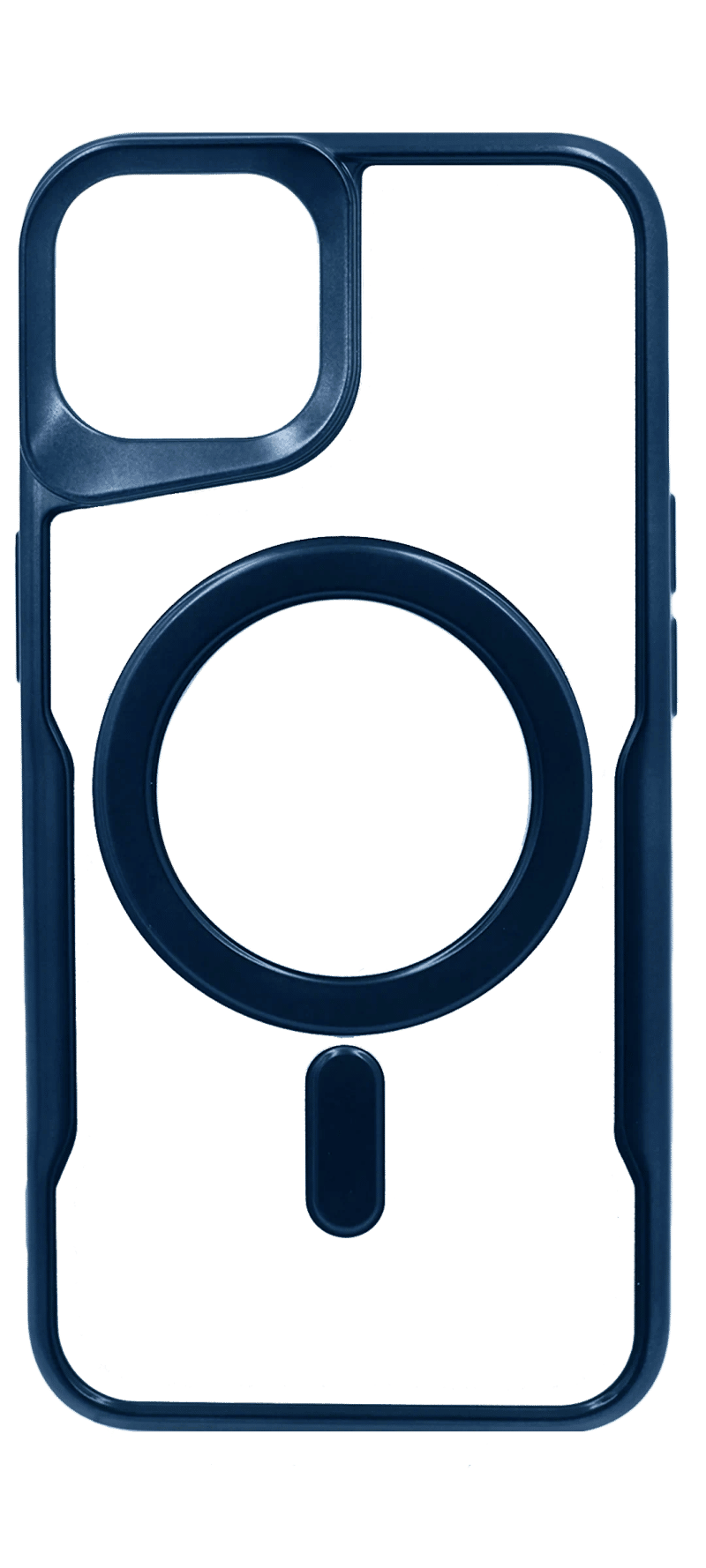 Electroplating Gear Magsafe Silicone Case for iPhone 14/13 Blue