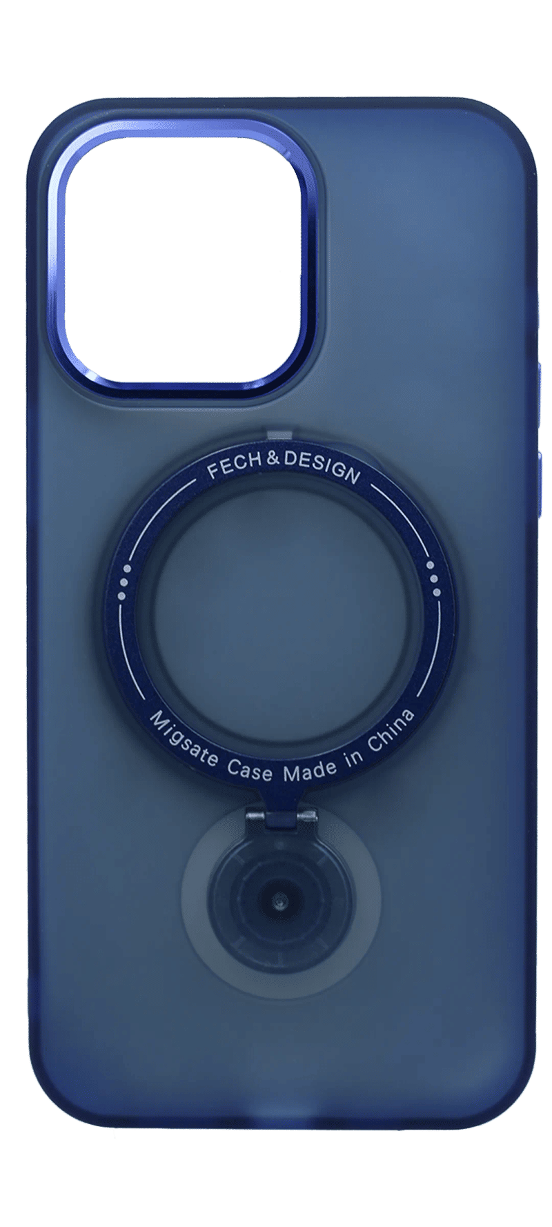 Чохол-накладка Fech Ring Stand для iPhone 15 Pro Max Blue
