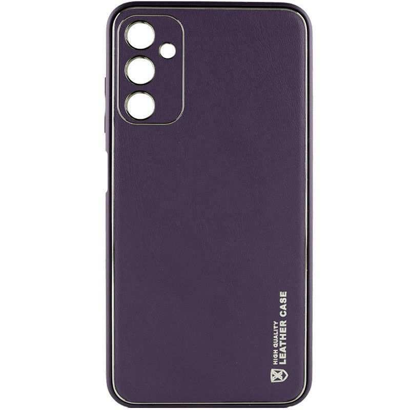 Чохол-накладка HQ Leather для Samsung S23 FE SM-S711B Dark Purple
