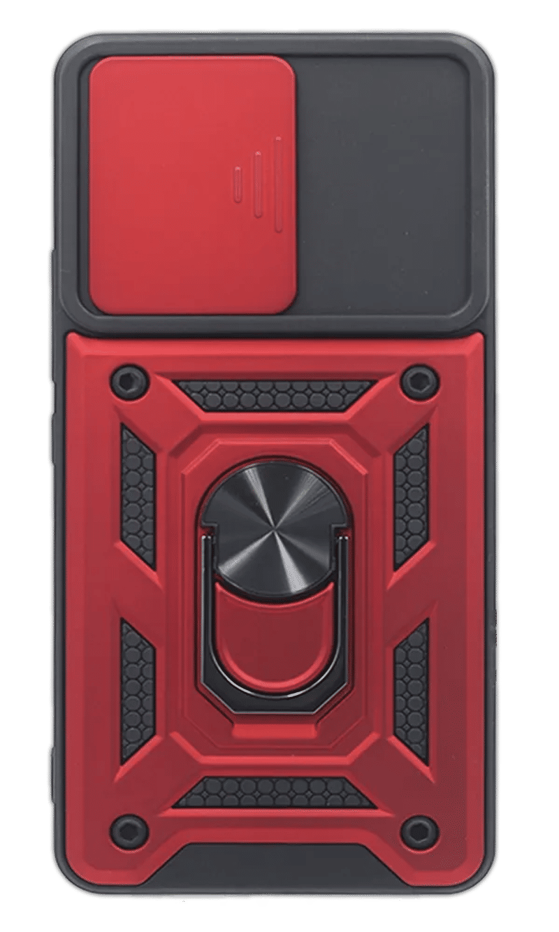 Чохол-накладка Hybrid CamOff+ Ring для Xiaomi 12 Lite Red