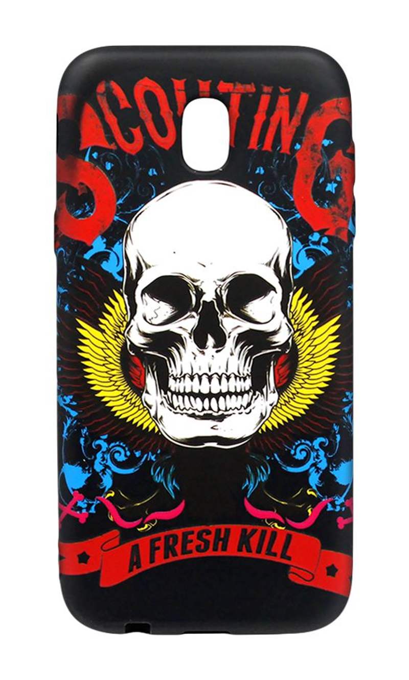 Silicone Case for HQ Print Samsung J5 2017 SM-J530F Skull 7
