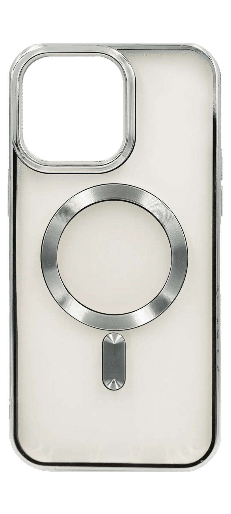 Чохол силіконовий Electroplating Magsafe для iPhone 11 Silver