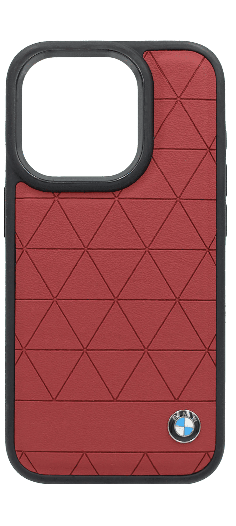 Чохол-накладка BMW Leather Romb для iPhone 14 Pro Max Red