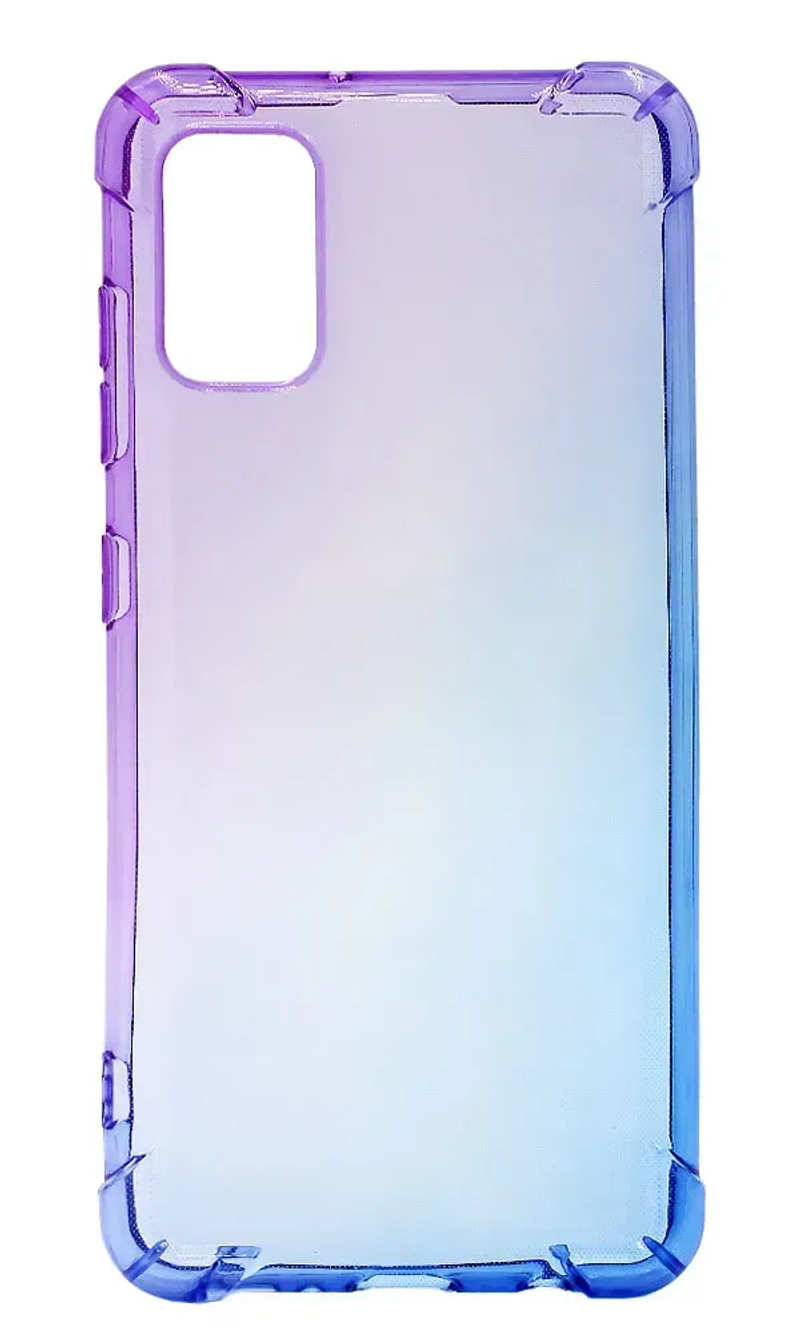 Silicone Case for Touch Border Gradient Samsung A21 SM-A215U Violet / Blue