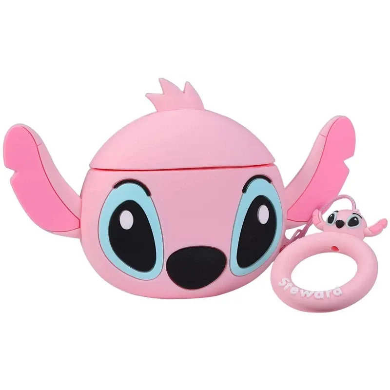 Чохол для гарнітури AirPods 4 3D Stich Pink