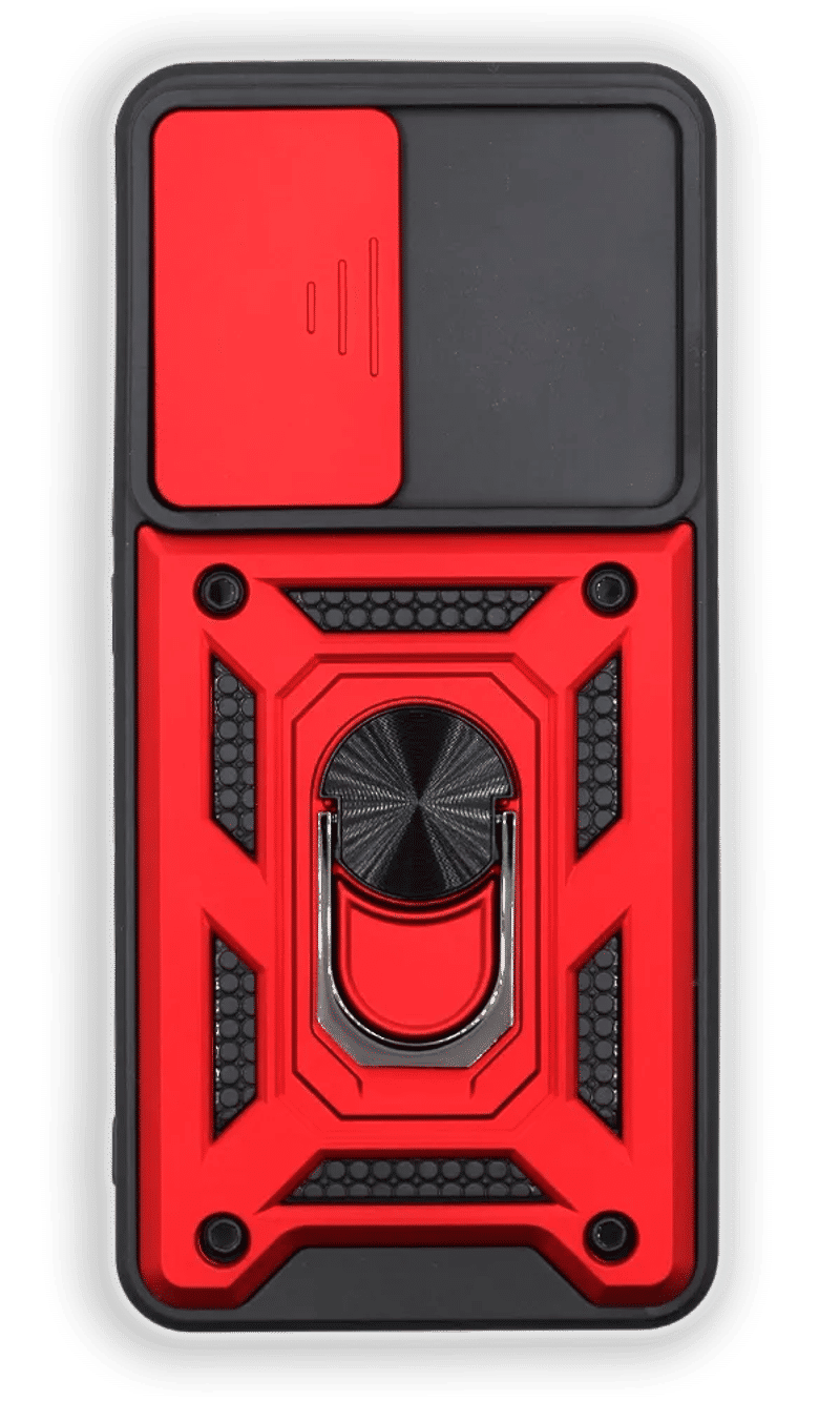 Чохол-накладка Hybrid CamOff+ Ring для Xiaomi 12T / 12T Pro Red