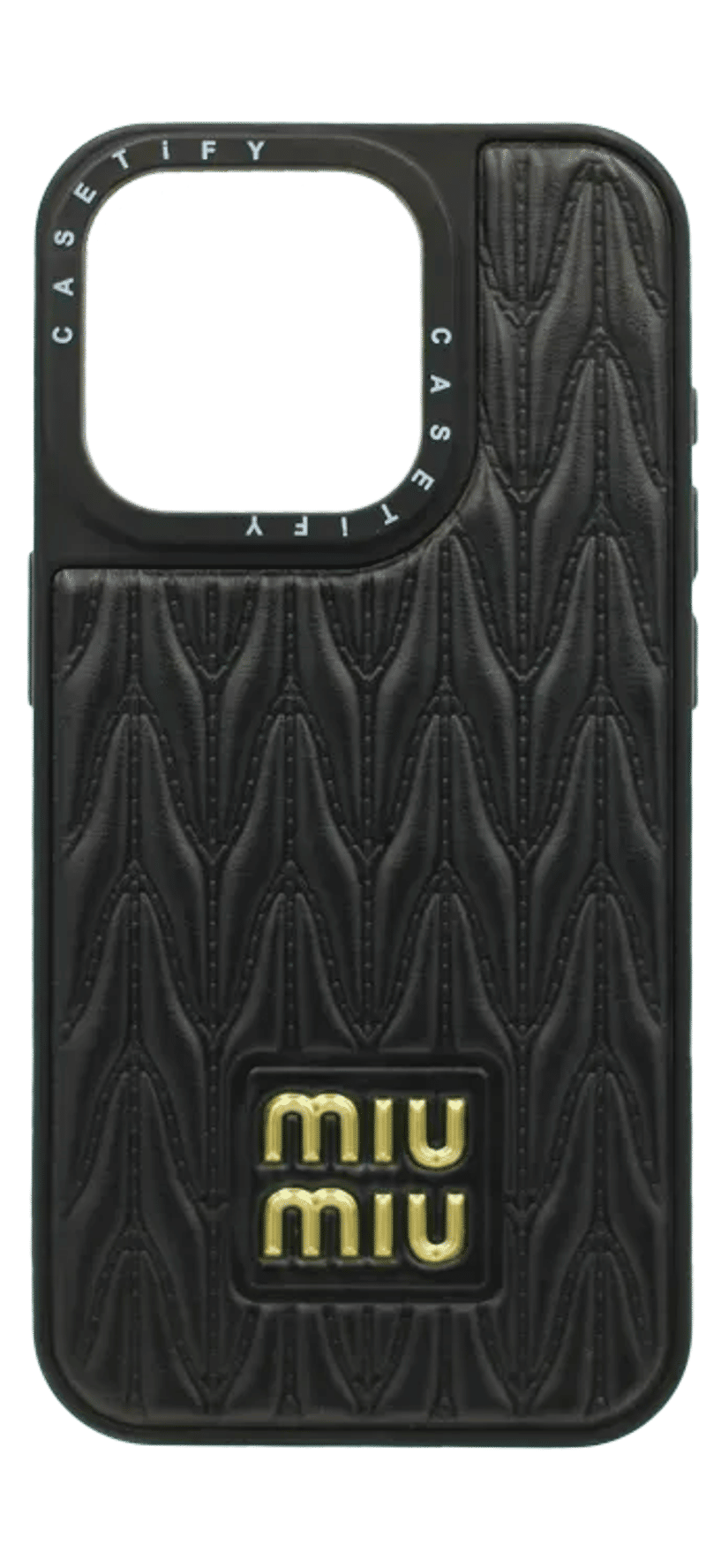 Чохол-накладка MIUMIU Caseti для iPhone 15 Black