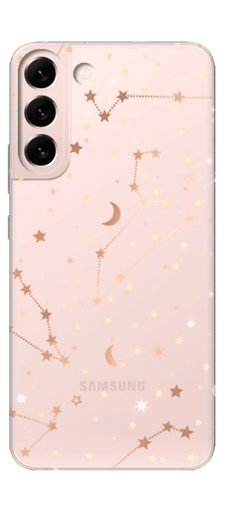 Чохол силіконовий Touch Print для Samsung S22 SM-S901B Clear/Stars