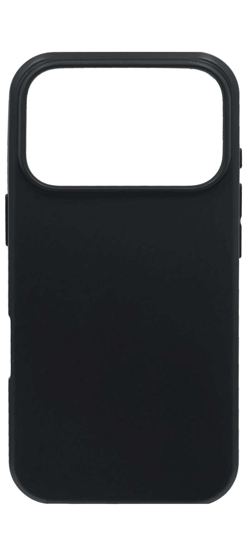 Slim silicone case for iPhone 17 Pro Black