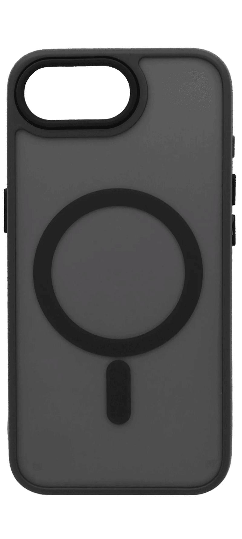 Shadow Matt Metal Buttons Magsafe Case for iPhone 16e Black