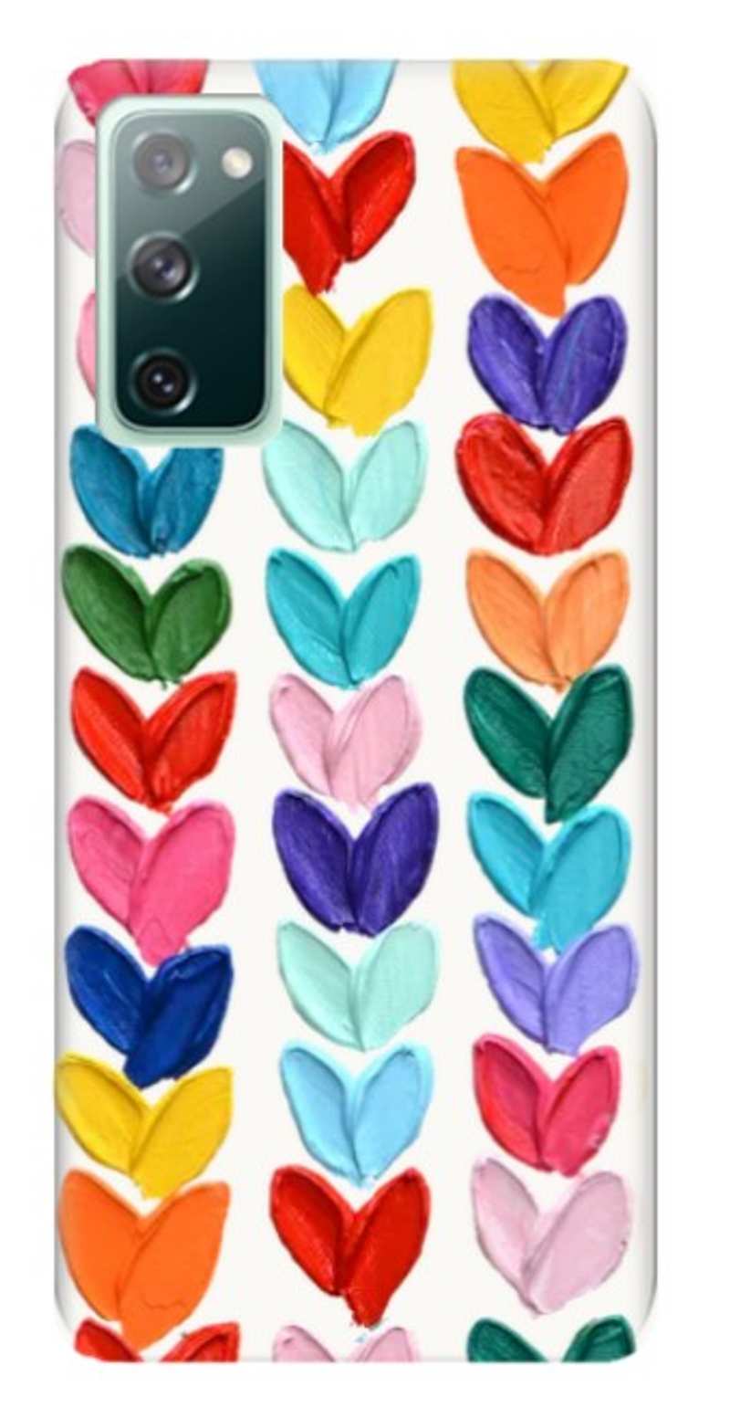 Чохол силіконовий Touch Print для Samsung S22 SM-S901B Clear/Heart