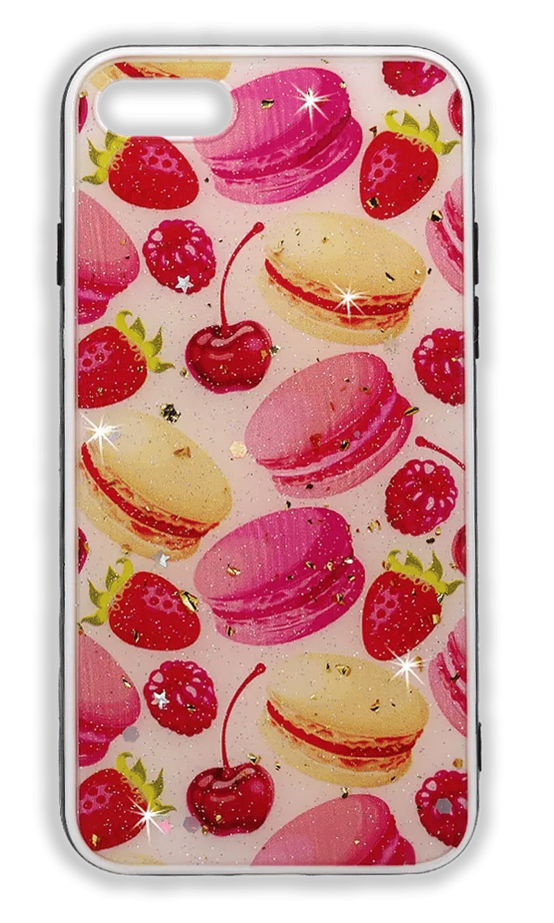 Smoll Sparkles overlay case for iPhone SE2 / 8 / 7 Macaroon Pink