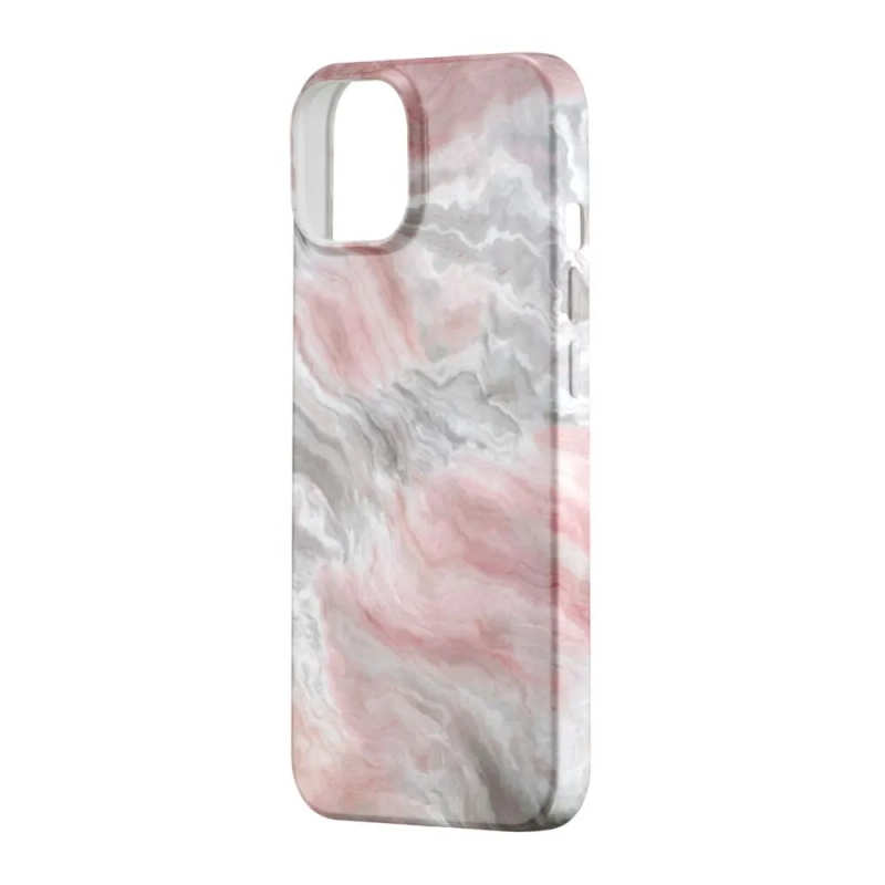 Чохол силіконовий Marble Lum Neon для iPhone 14 Pro Max Pink