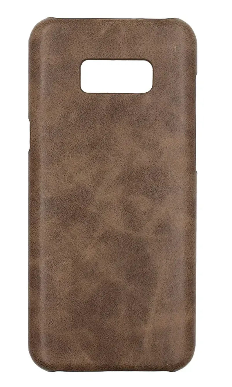 Чохол-накладка Leather для Samsung S8 Plus G955FD Brown