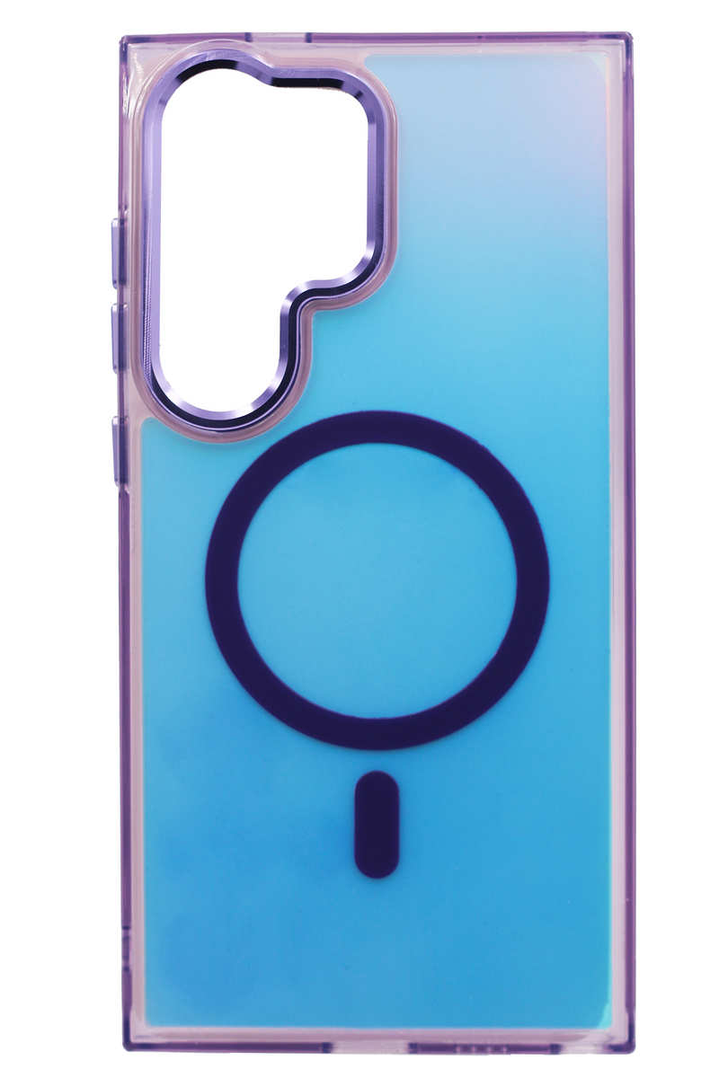 Holographic Magsafe Cover for Samsung S25 Ultra Purple