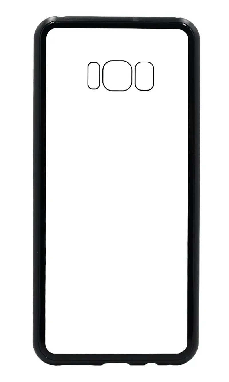 Cover-plate Glass Metal Magnet for Samsung A9 2018 SM-A920F Black