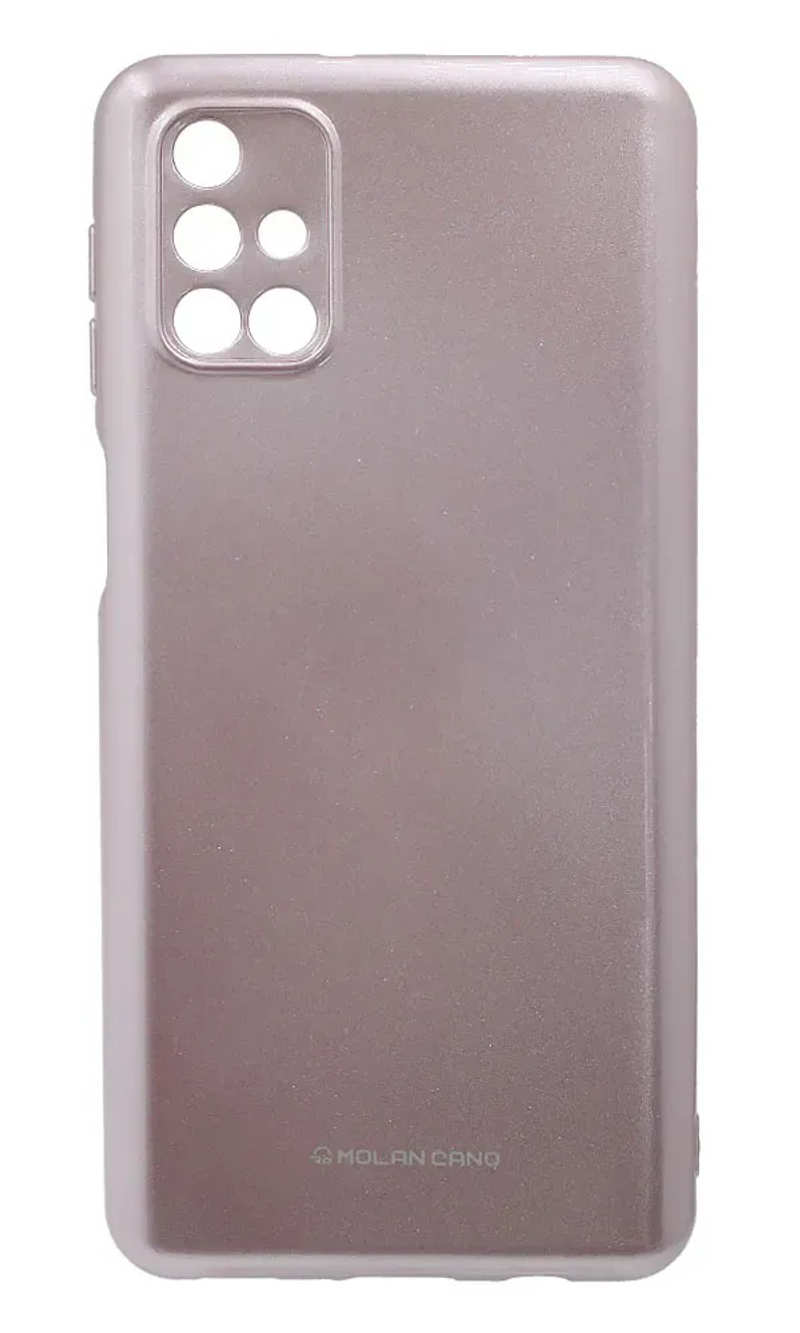 Чохол силіконовий Molan Metalic Samsung M31s SM-M317F Pink