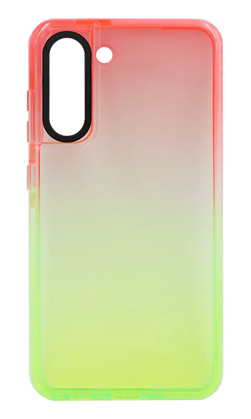 Чохол силіконовий Sunny Gradient для Samsung S21 FE SM-G990F Pink/Green