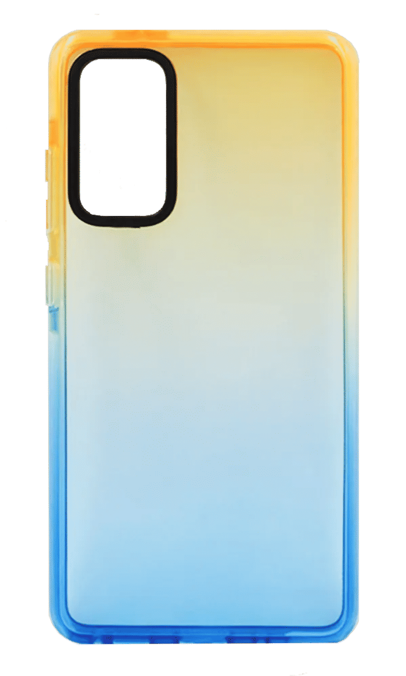 Silicone case Sunny Gradient for Samsung S20 FE SM-G780F Orange/Blue