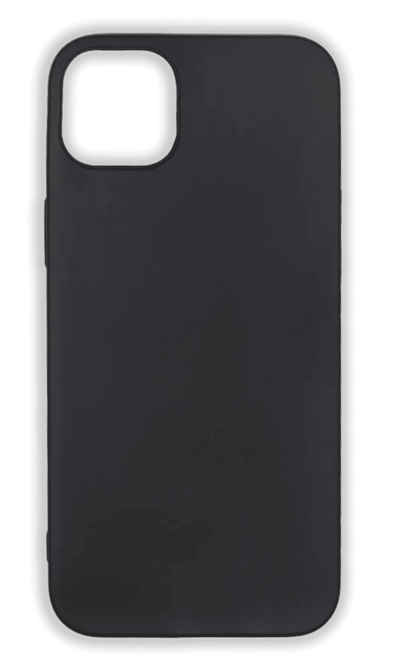 Silicone case Matte Soft for iPhone 15 Plus / 14 Plus Black