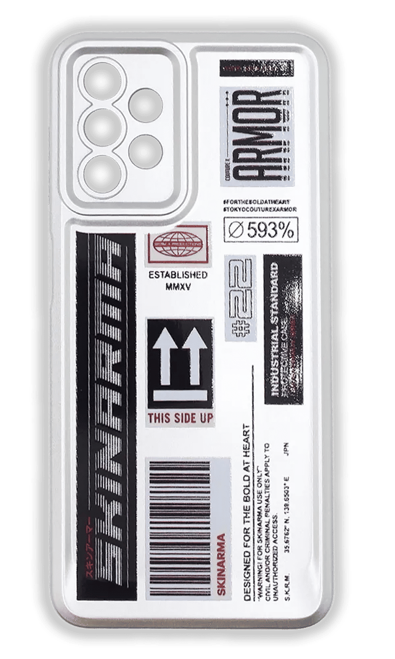 Чохол силіконовий Metal Print для Samsung A13 SM-A135F Armor Grey