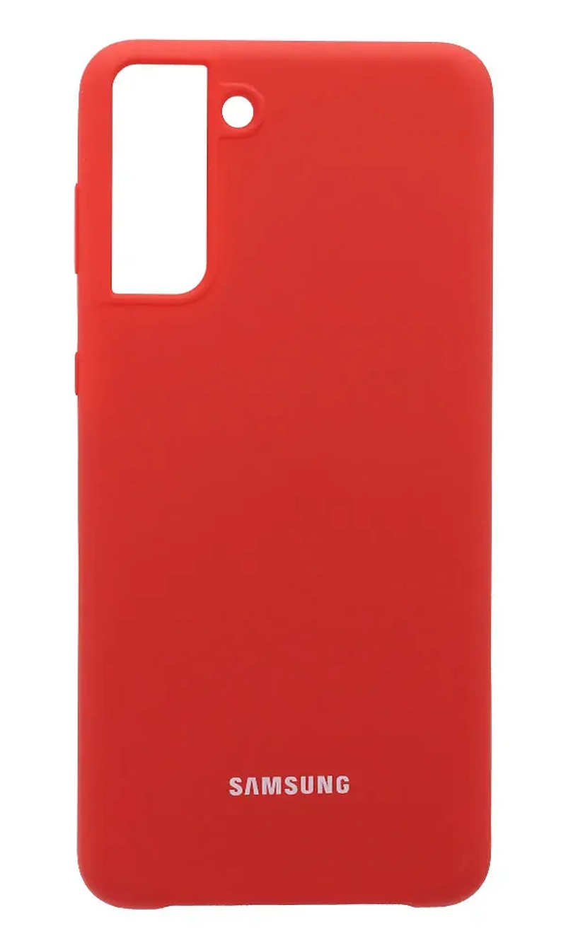 Чохол Silicone Cover для Samsung S21 Plus SM-G996B Red
