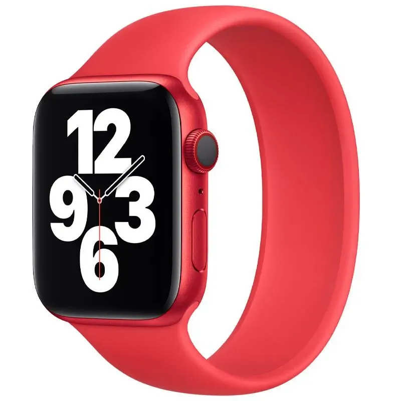 Ремінець Solo Loop 143mm для Apple Watch 42(ser.1-3) / 44/ 45/ 46/ 49mm Red