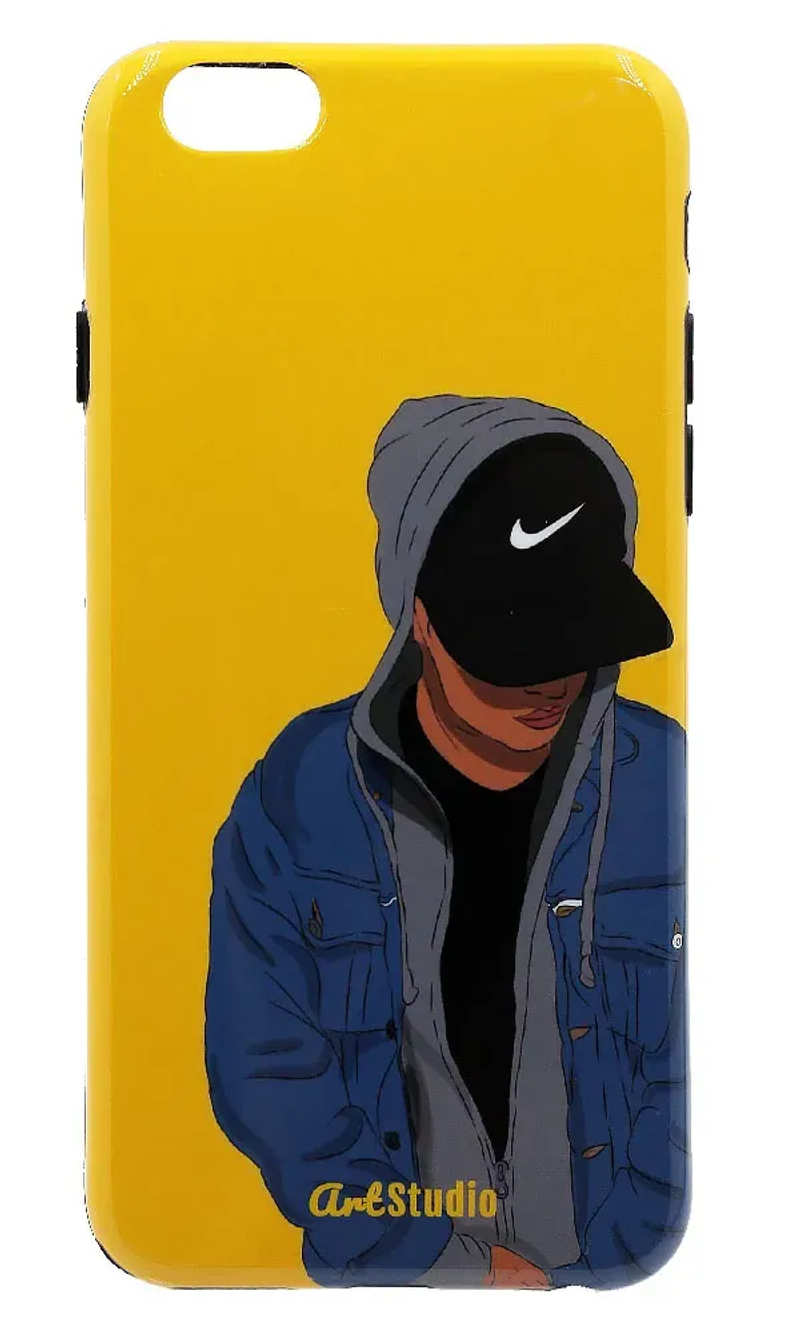 Чохол силіконовий Print Boy для iPhone 6 Yellow