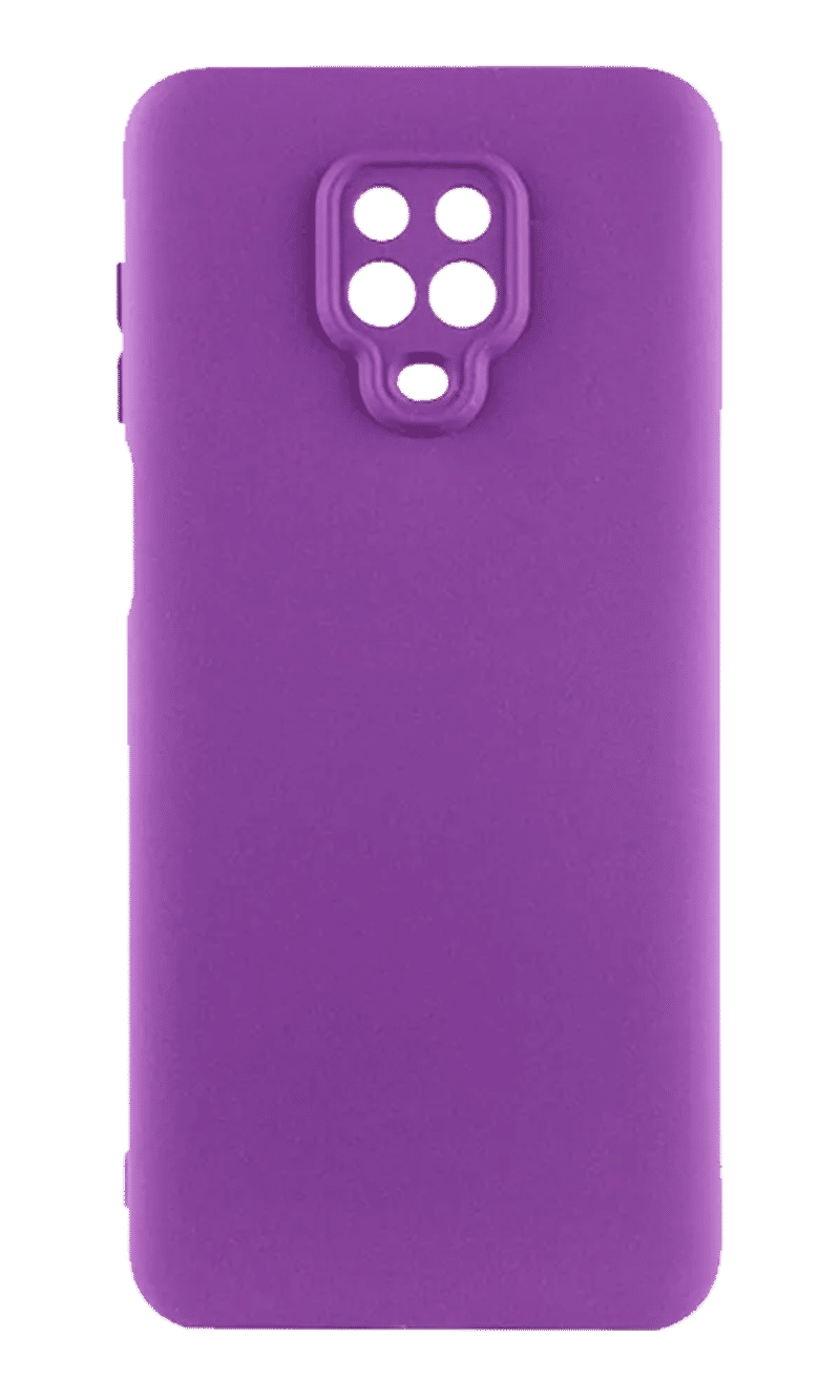 Чохол Molan Silicone для Xiaomi Redmi Note 9S/9 Pro/9 Pro Max Purple