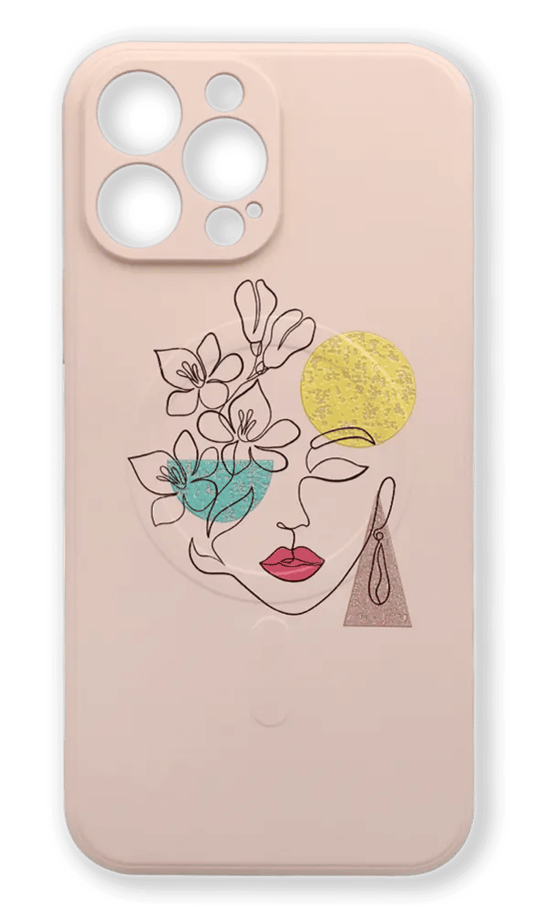 Чохол силіконовий Weve MagSafe Flower Girl для iPhone 13 Pro Pink Sand