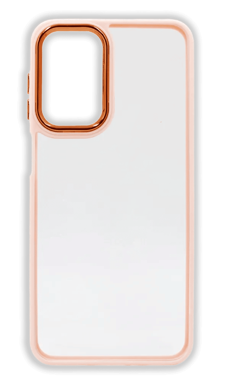 Чохол-накладка Gloss Metal Buttons для Samsung A05s SM-A057F Clear/Pink