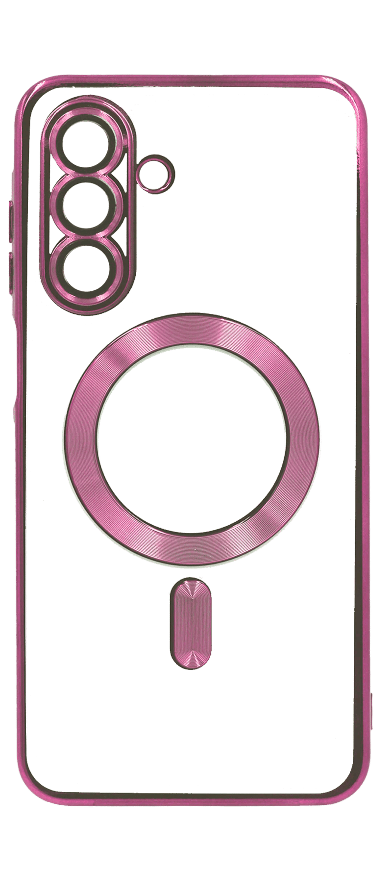 Чохол силіконовий Chrom Border Magsafe Samsung A26 Rose Gold