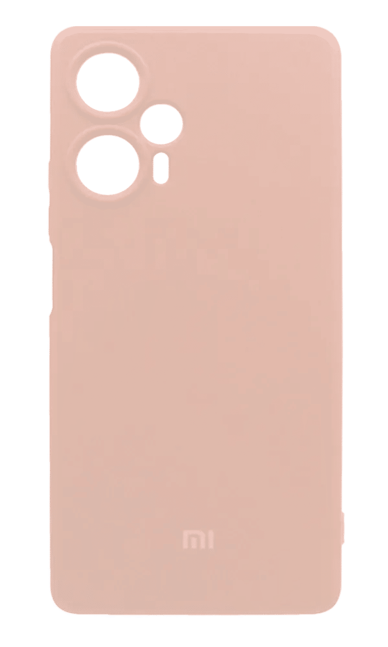 Silicone Silicone Cover for Xiaomi Poco F5/Xiaomi Note 12 Turbo Pink