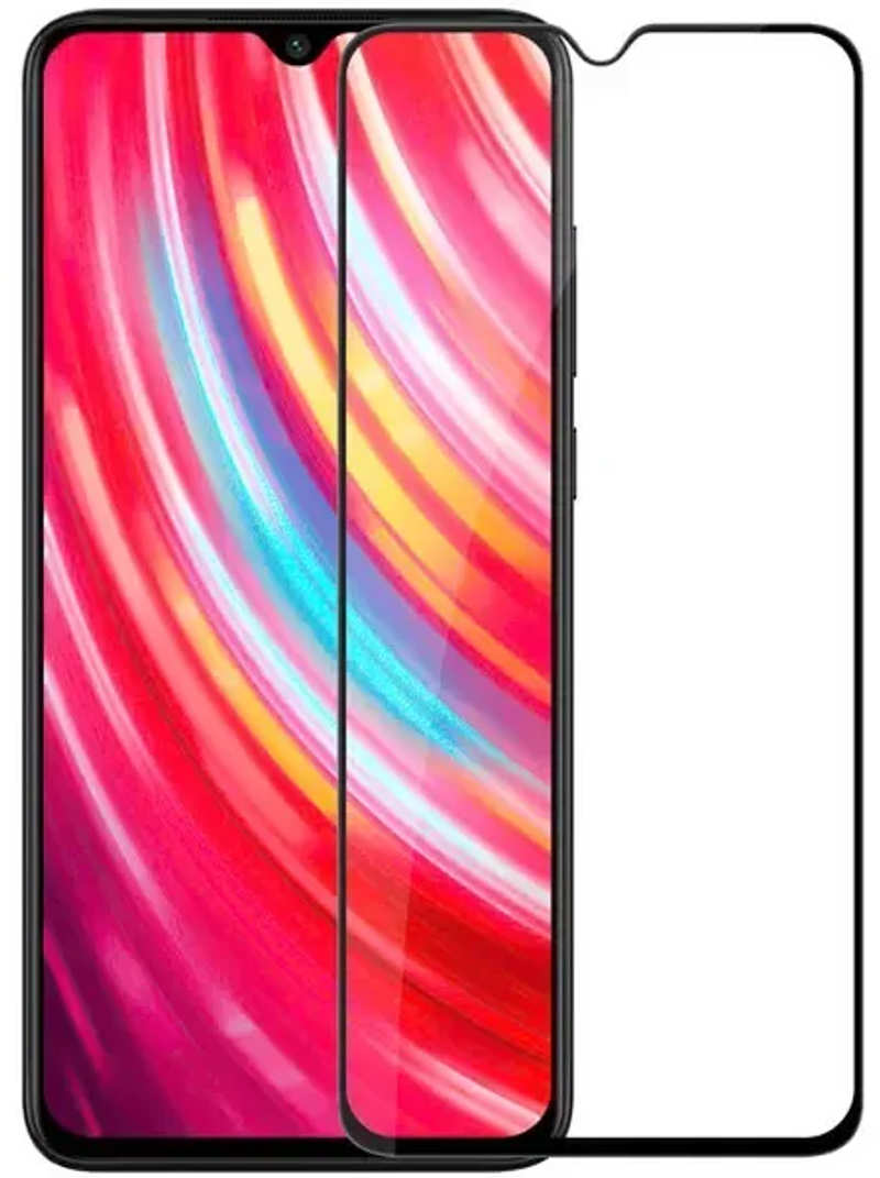 Захисне скло 5D Xiaomi Redmi Note 8T Black М.У.