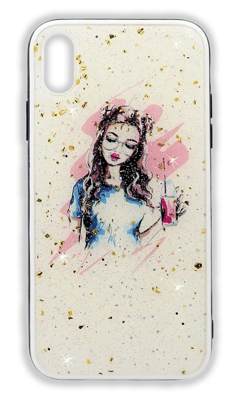 Чохол-накладка Smoll Sparkles для iPhone XR Girl With A Cocktail
