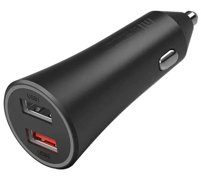 Автомобільний Зарядний Пристрій 2USB Xiaomi 37W QC3.0