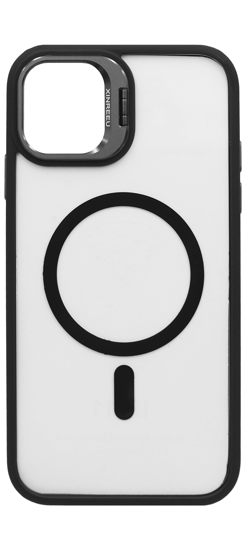 Чохол-накладка Gloss Camera Stand Magsafe для iPhone 15 Pro Max Black