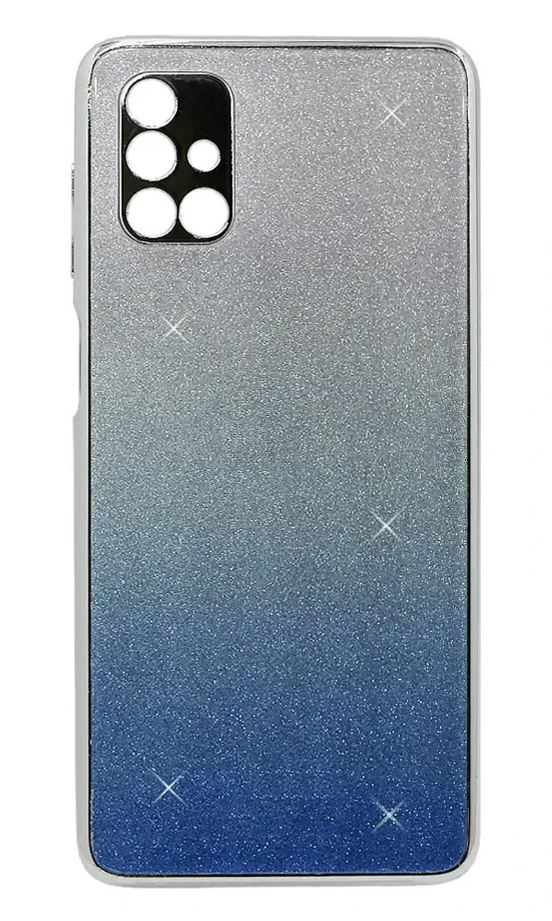 Чохол-накладка Glass Swa для Samsung M51 SM-M515F Silver/Blue