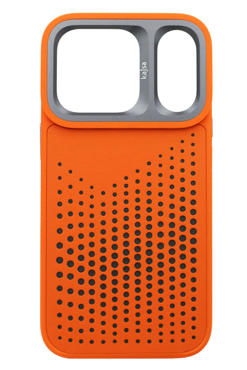 Kajsa Splendid Circle MagSafe B-ing cover case for iPhone 17 Pro Orange 3MS-SDCC-I17P6.3-OR-O