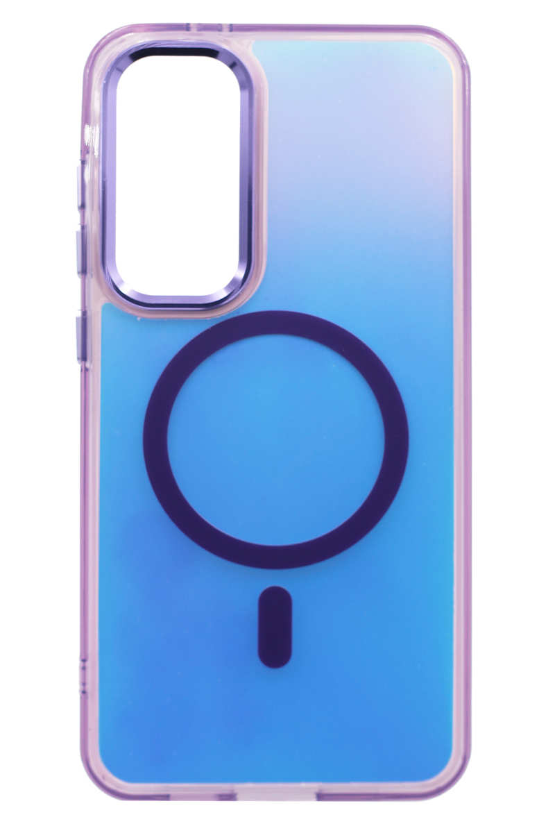 Чохол-накладка Holographic Magsafe для Samsung S24 FE SM-S721B Purple