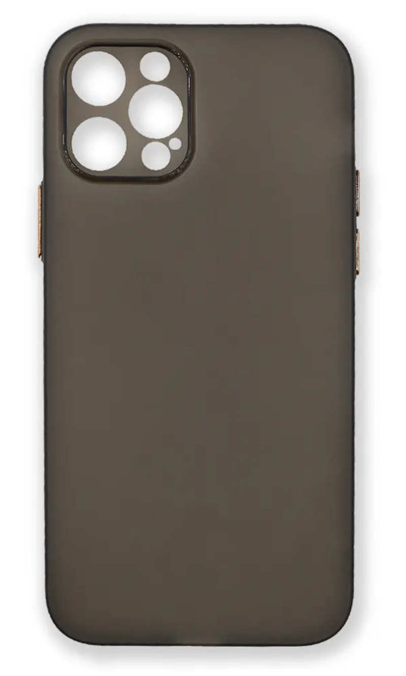 Silicone Case for iPhone Skinny 12 Pro Max Black