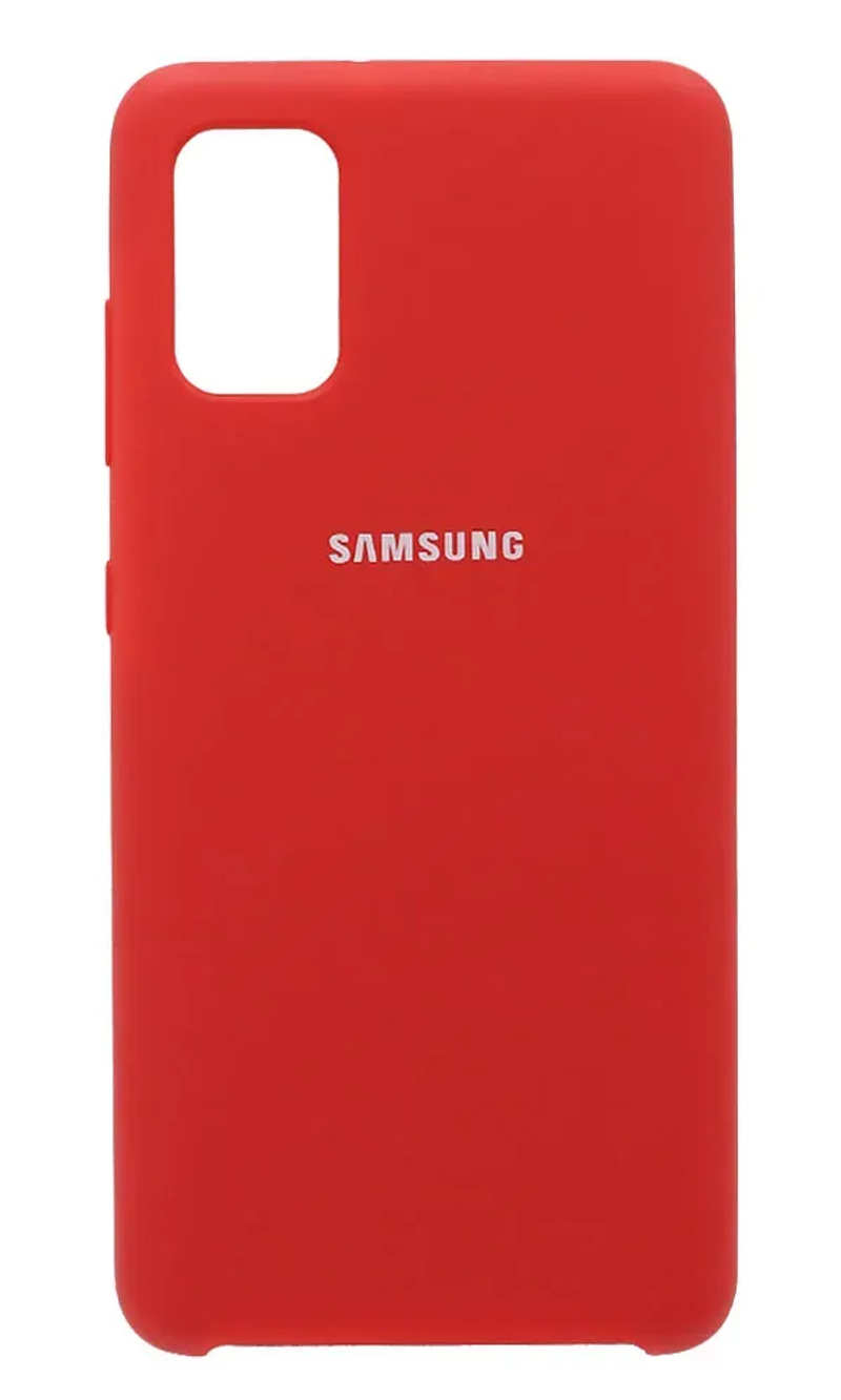 Чохол Silicone Cover для Samsung A41 SM-A415F Red