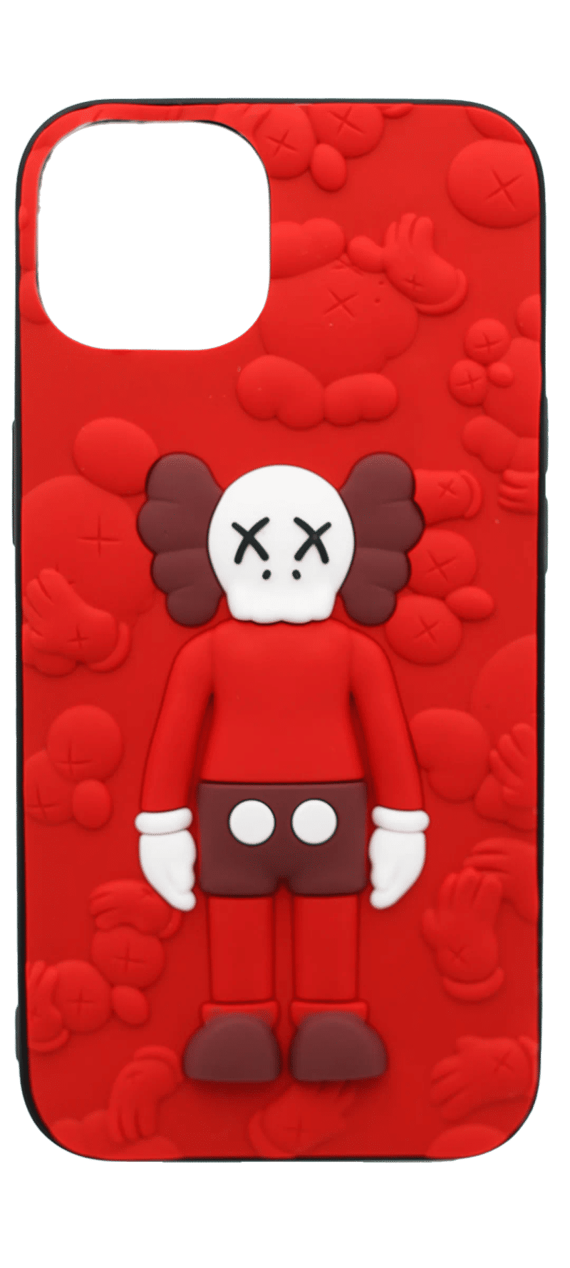 Cover Caseti 3d KAWS 2 for iPhone 14/13 Red