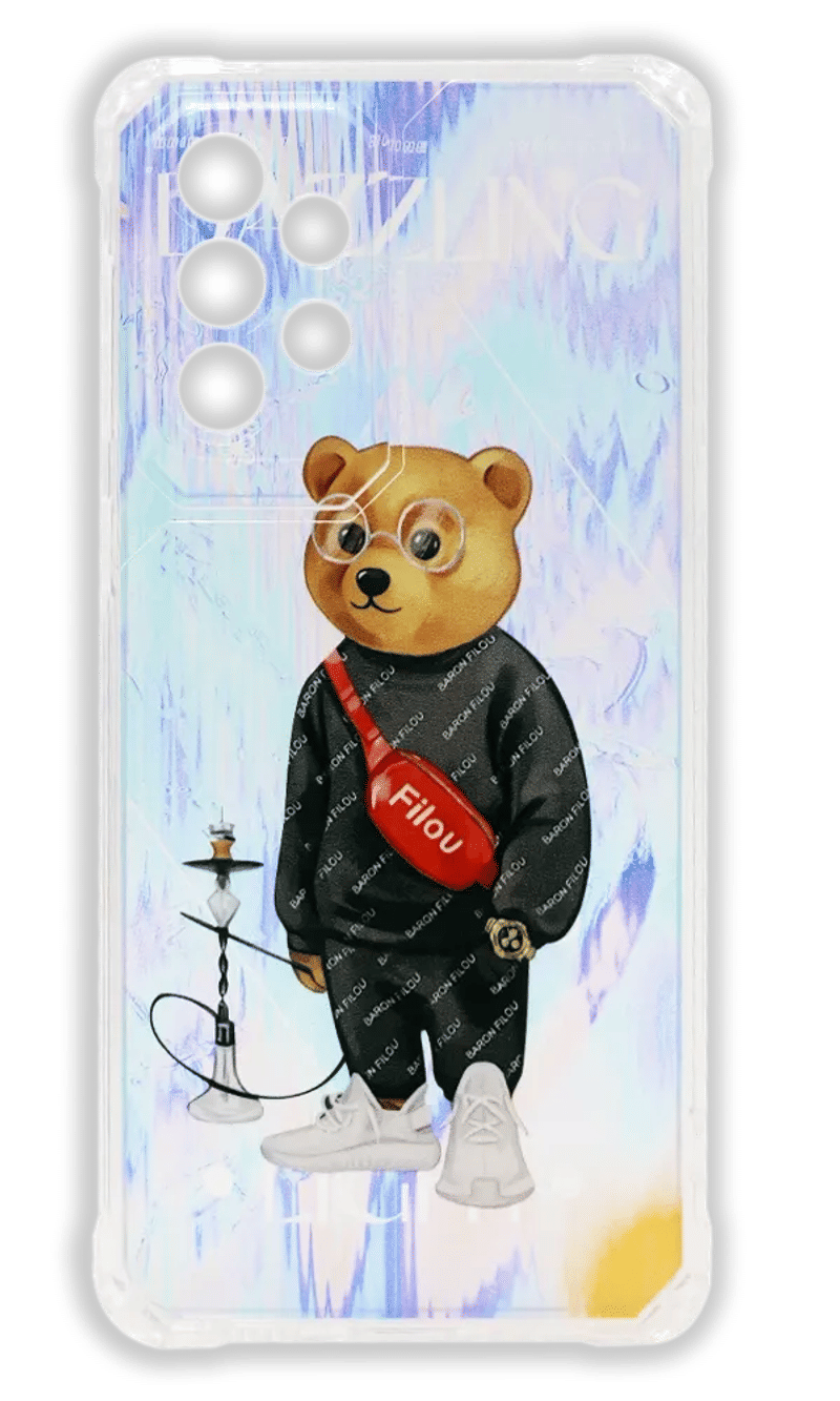 Чохол силіконовий Bear trendy для Samsung A33 SM-A336F Hookah